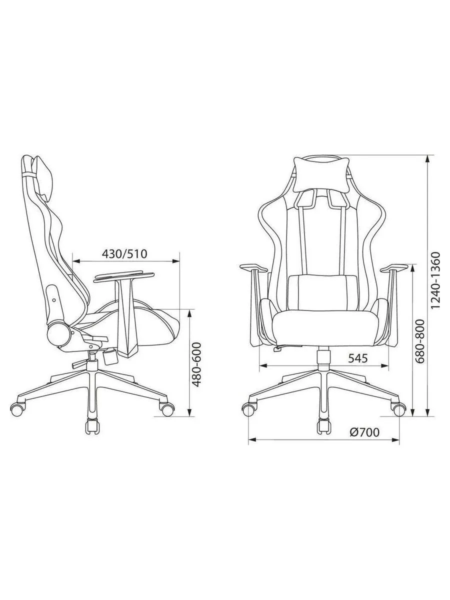 Кресло игровое Zombie GAME RGB черный эко.кожа/ткань крестов. пластик - фото 9