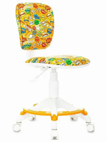 Кресло детское Бюрократ CH-W204/F оранжевый бэнг крестовина плас...