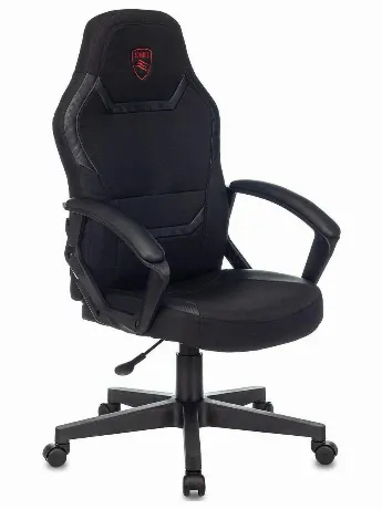 Кресло игровое Zombie 10 черный искусст.кожа/ткань крестовина пл...