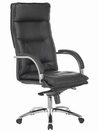 Кресло руководителя Бюрократ T-9927SL черный, кожа, крестовина м...