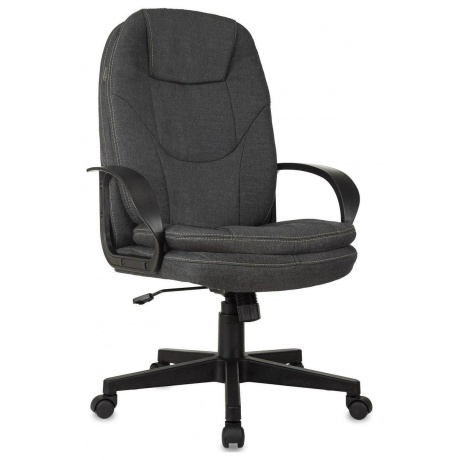 Кресло руководителя Бюрократ CH-868LT Bahama серый, крестовина пластик - фото 1