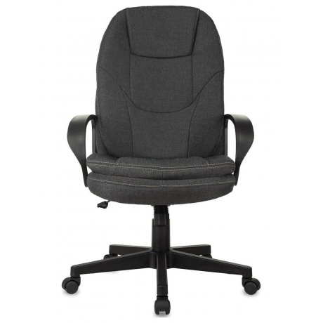 Кресло руководителя Бюрократ CH-868LT Bahama серый, крестовина пластик - фото 2