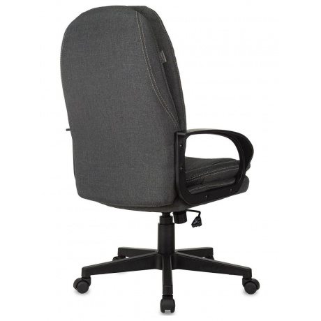 Кресло руководителя Бюрократ CH-868LT Bahama серый, крестовина пластик - фото 4