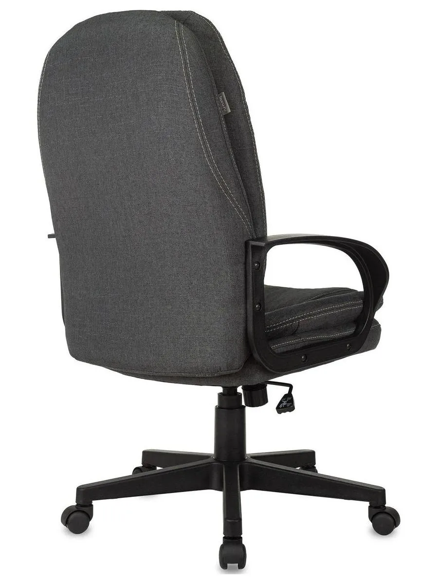 Кресло руководителя Бюрократ CH-868LT Bahama серый, крестовина пластик - фото 4