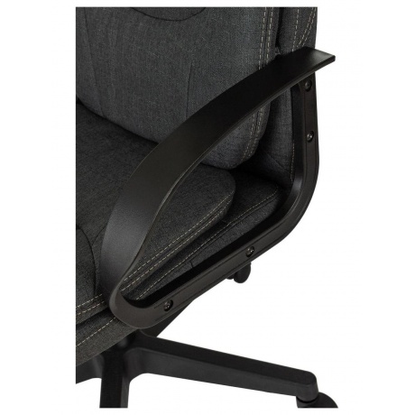 Кресло руководителя Бюрократ CH-868LT Bahama серый, крестовина пластик - фото 5