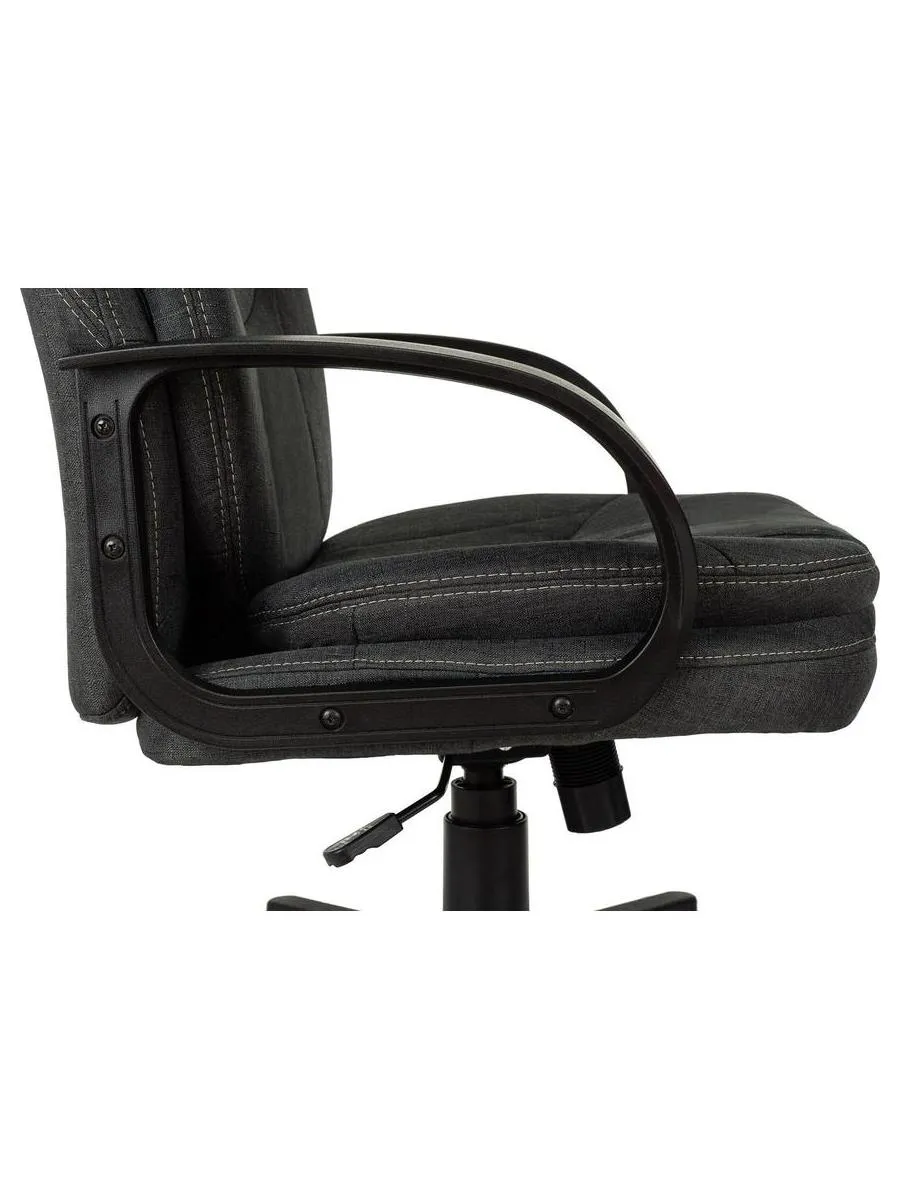 Кресло руководителя Бюрократ CH-868LT Bahama серый, крестовина пластик - фото 6