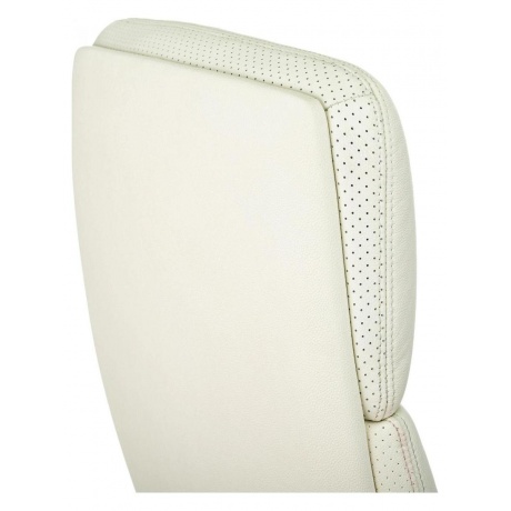 Кресло руководителя Бюрократ _VEGA белый, кожа, крестов. алюминий - фото 6