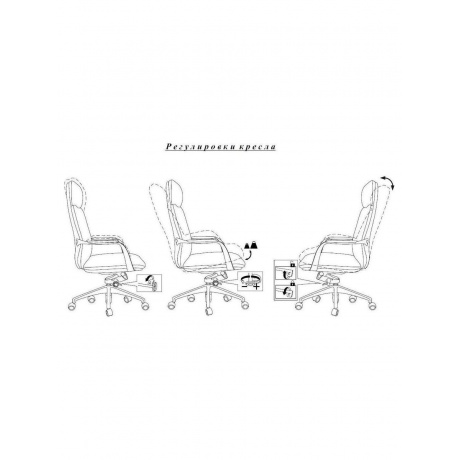 Кресло руководителя Бюрократ _VEGA белый, кожа, крестов. алюминий - фото 10