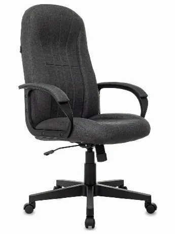 Кресло руководителя Бюрократ T-898AXSN темно-серый 38-417 кресто...