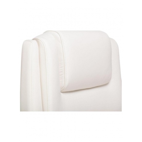 Кресло руководителя Бюрократ _DUKE белый, кожа, крестовина металл/дерево - фото 11