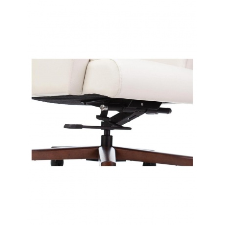 Кресло руководителя Бюрократ _DUKE белый, кожа, крестовина металл/дерево - фото 8