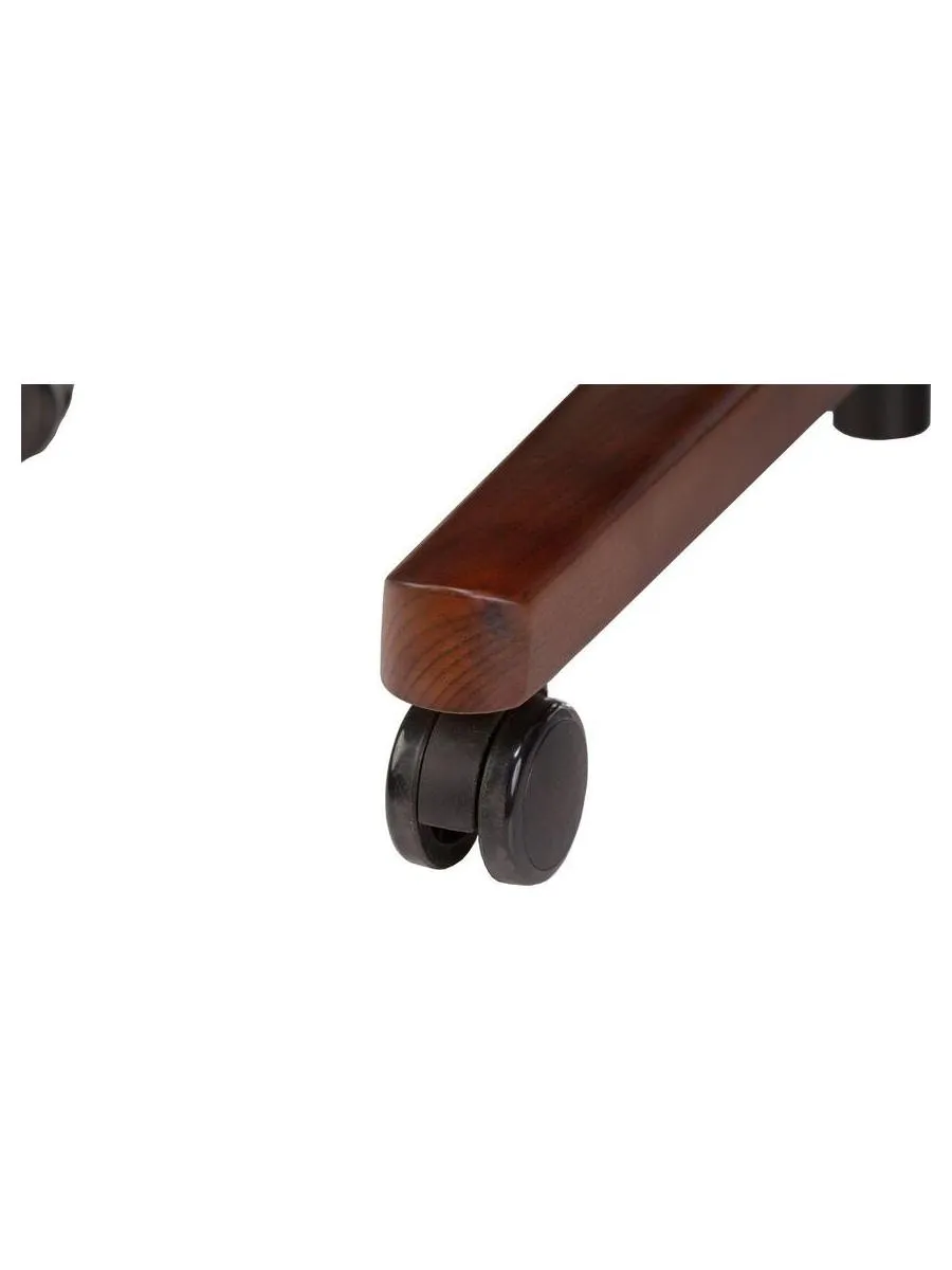 Кресло руководителя Бюрократ _DUKE белый, кожа, крестовина металл/дерево - фото 9