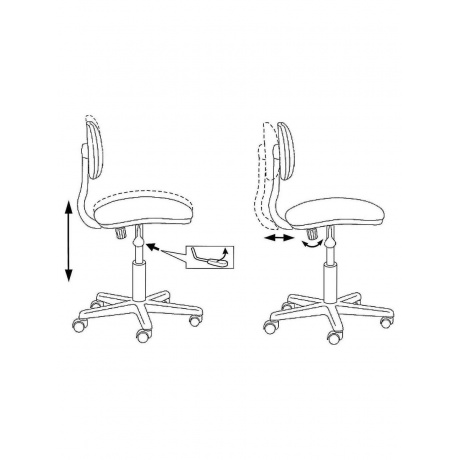 Кресло Бюрократ CH-1201NX/GREY темно-серый - фото 6