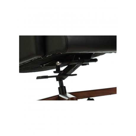 Кресло руководителя Бюрократ _DUKE черный, кожа, крестовина металл/дерево - фото 9