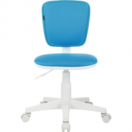

Кресло детское BRABIX Joy MG-204W, без подлокотников, пластик белый, голубое TW-55, 533012