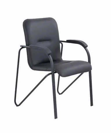 Кресло для приемных и переговорных BRABIX Samba CF-107, черный к...