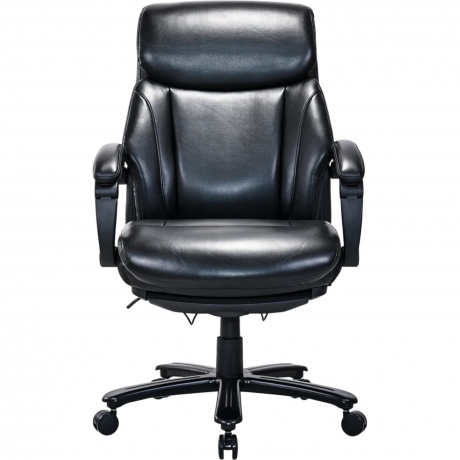 

Кресло HAWASAN Voyager HD-010, НАГРУЗКА до 180 кг, подножка, экокожа, черное