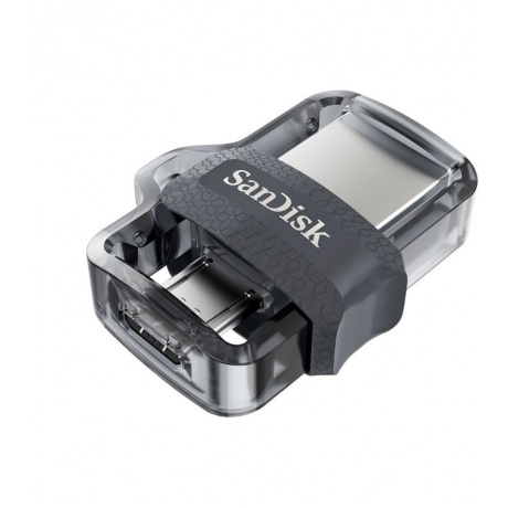 Флешка SanDisk Ultra Dual Drive 128GB (SDDD3-128G-G46) USB3.0 черный - фото 1