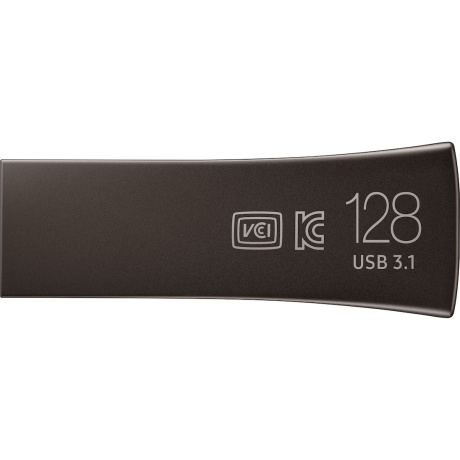 Флешка Samsung BAR Plus 128GB gray - фото 2