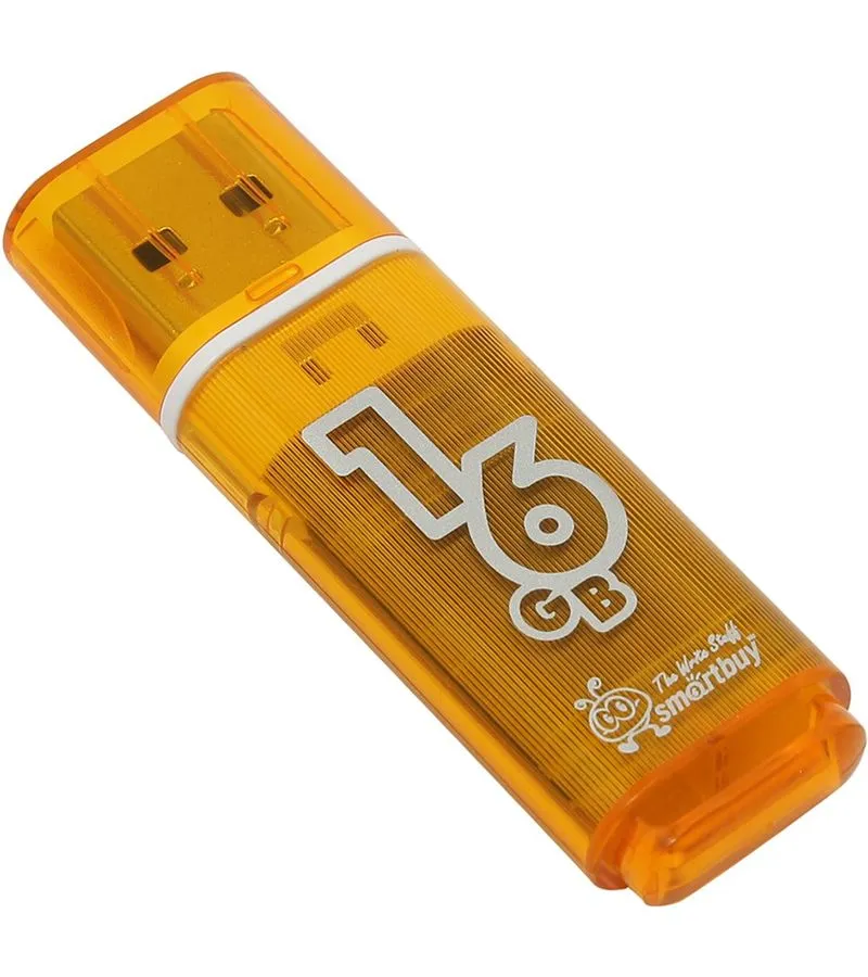 Флешка SmartBuy Glossy series USB 16GB Orange