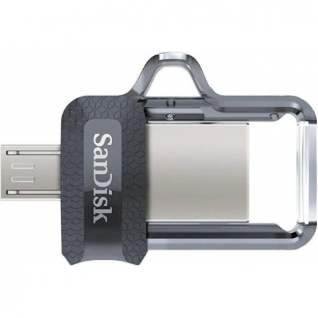 Флешка SanDisk Ultra Dual Drive m3.0 64GB Grey & Silver