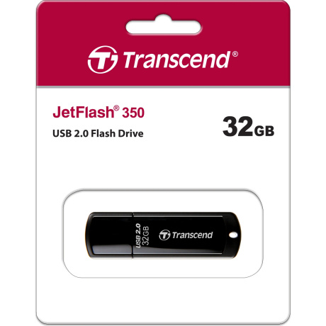 Флешка Transcend JetFlash 32GB 350 черный - фото 3