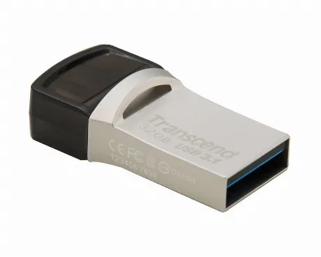 Флешка JETFLASH 32GB 890 OTG Type A&C Silver