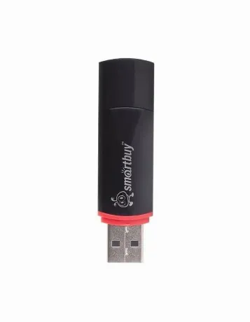 Флэшка Smartbuy USB 2.0 Flash Drive 16GB Crown Black (SB16GBCRW-...
