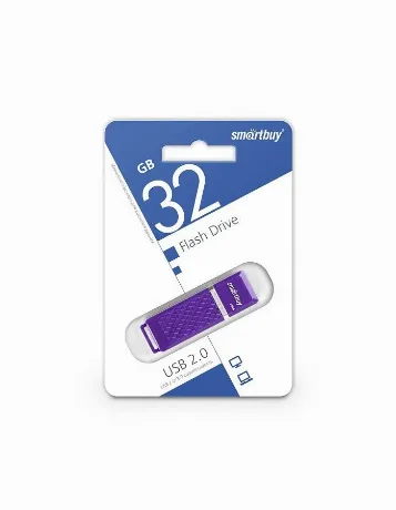Флэшка Smartbuy USB 2.0 Flash Drive 32GB Quartz series Violet (S...