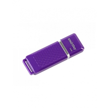 Флэшка Smartbuy USB 2.0 Flash Drive 32GB Quartz series Violet (SB32GBQZ-V) - фото 2