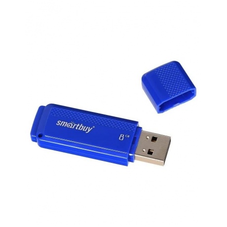 

Флэшка Smartbuy USB 2.0 Flash Drive 8GB Dock Blue (SB8GBDK-B)