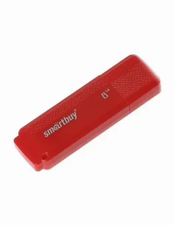 Флэшка Smartbuy USB 2.0 Flash Drive 8GB Dock Red  (SB8GBDK-R)