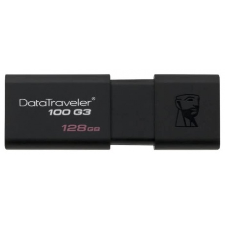 Флешка Kingston 128Gb DataTraveler 100 G3 (DT100G3/128GB) USB3.0 черный - фото 1
