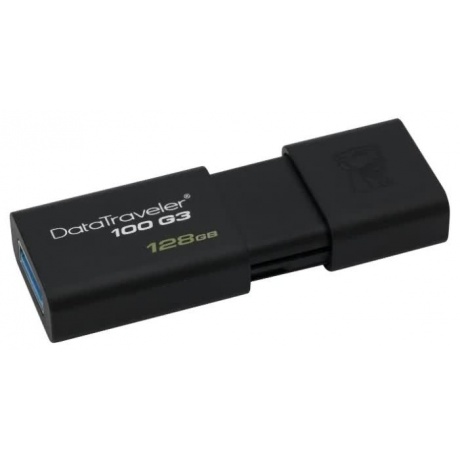 Флешка Kingston 128Gb DataTraveler 100 G3 (DT100G3/128GB) USB3.0 черный - фото 3