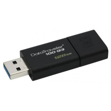 Флешка Kingston 128Gb DataTraveler 100 G3 (DT100G3/128GB) USB3.0 черный - фото 4