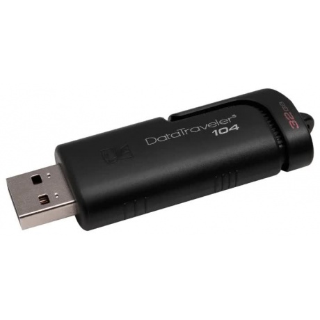 Флешка Kingston 32Gb DataTraveler DT104 (DT104/32GB) USB2.0 черный - фото 2