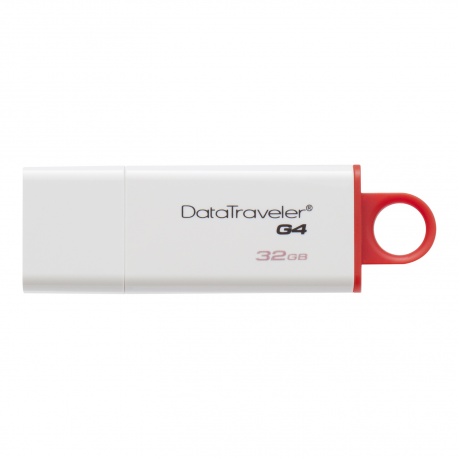 Флешка Kingston 32Gb DataTraveler G4 (DTIG4/32GB) USB3.0 белый - фото 1