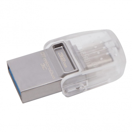 Флешка Kingston 32Gb DataTraveler microDuo (DTDUO3C/32GB) USB3.0 белый - фото 2