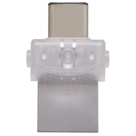 Флешка Kingston 32Gb DataTraveler microDuo (DTDUO3C/32GB) USB3.0 белый - фото 5