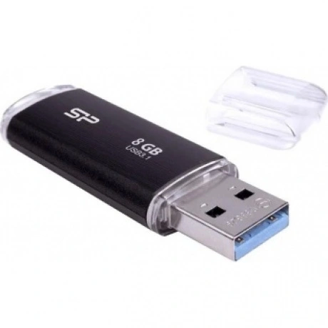 Флешка Silicon Power 8Gb Blaze B02 SP008GBUF3B02V1K USB3.0 Black