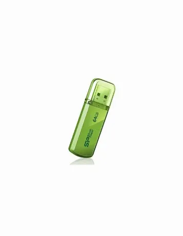 Флешка Silicon Power 64Gb Helios 101 SP064GBUF2101V1N USB2.0 зел...