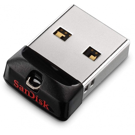 Флешка Sandisk Cruzer Fit 16Gb (SDCZ33-016G-G35) USB2.0 черный - фото 1