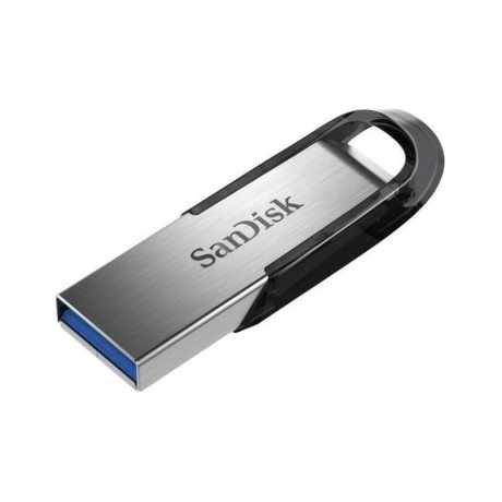 Флешка SanDisk Ultra Flair 128GB (SDCZ73-128G-G46) USB 3.0 черный/серебристый - фото 2