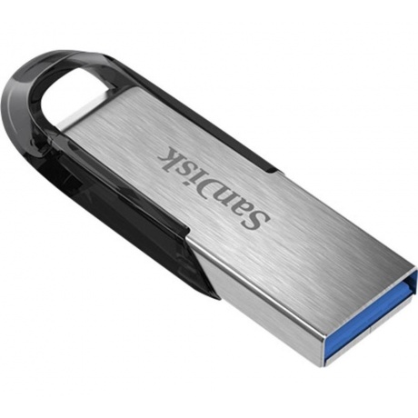 Флешка SanDisk Ultra Flair 128GB (SDCZ73-128G-G46) USB 3.0 черный/серебристый - фото 3
