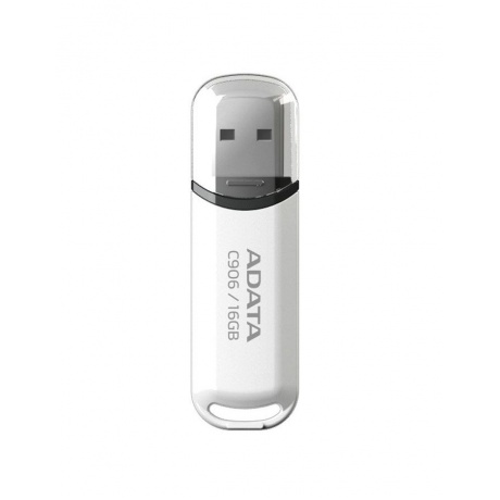 Флешка A-Data 16Gb C906 (AC906-16G-RWH) USB2.0 White - фото 1