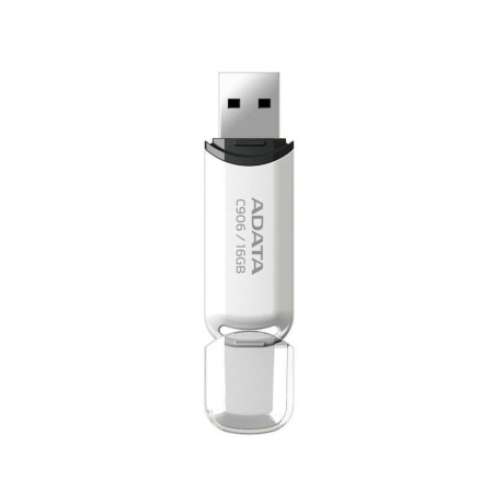 Флешка A-Data 16Gb C906 (AC906-16G-RWH) USB2.0 White - фото 2