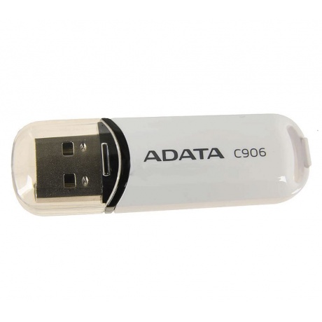 Флешка A-Data 16Gb C906 (AC906-16G-RWH) USB2.0 White - фото 3