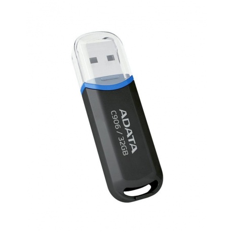 Флешка A-Data 32Gb C906 (AC906-32G-RBK) USB2.0 Black - фото 1