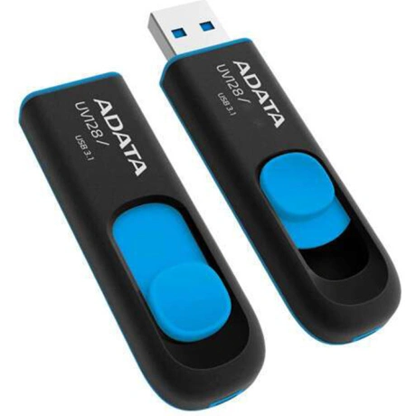 Флешка A-Data 64Gb UV128 (AUV128-64G-RBE) USB3.1 Blue