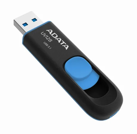 Флешка A-Data 64Gb UV128 (AUV128-64G-RBE) USB3.1 Blue
